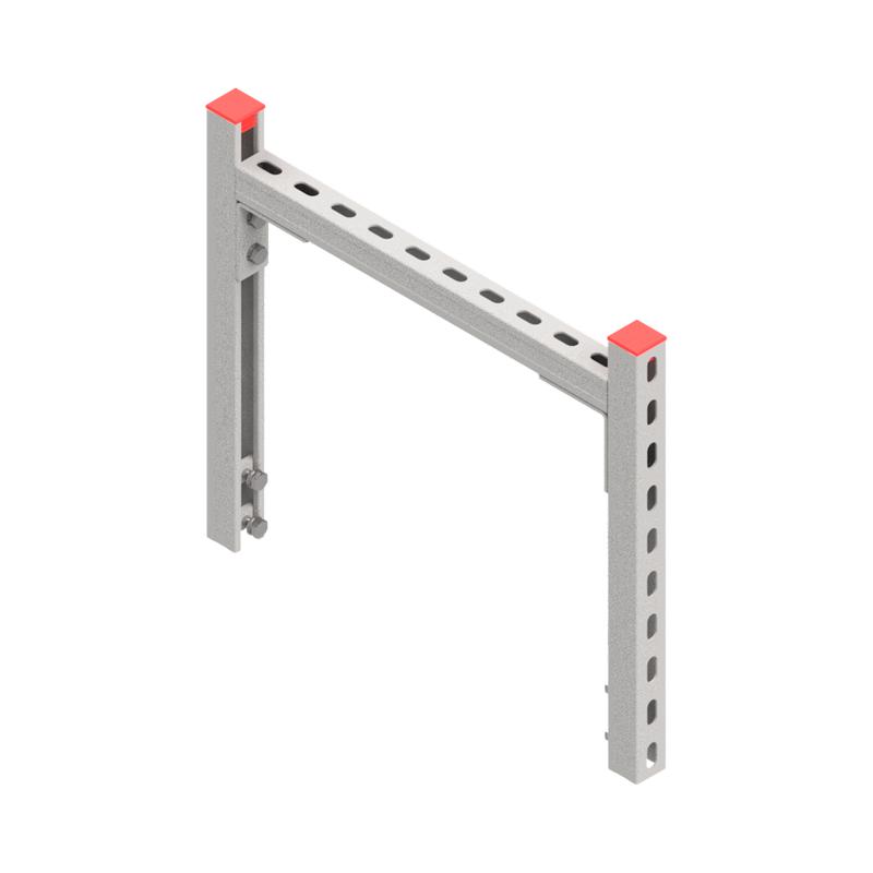 Конструкция опорная для горизонт. прямоугол. воздуховодов и метал. лотков кабеленесущих систем TECHNORAPTOR 500х500 КМ TR0601