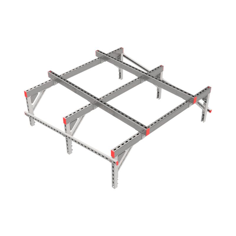 Конструкция опорная для установки оборудования TECHNORAPTOR 1500х1500 тип 3 HD КМ TR0474