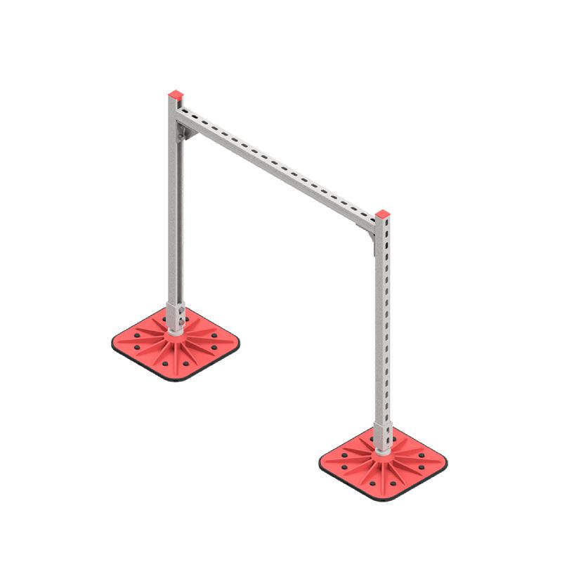 Конструкция опорная для горизонт. прямоугол. воздуховодов и метал. лотков кабеленесущих систем TECHNORAPTOR FOOT 1000х1000 HD КМ TR0288