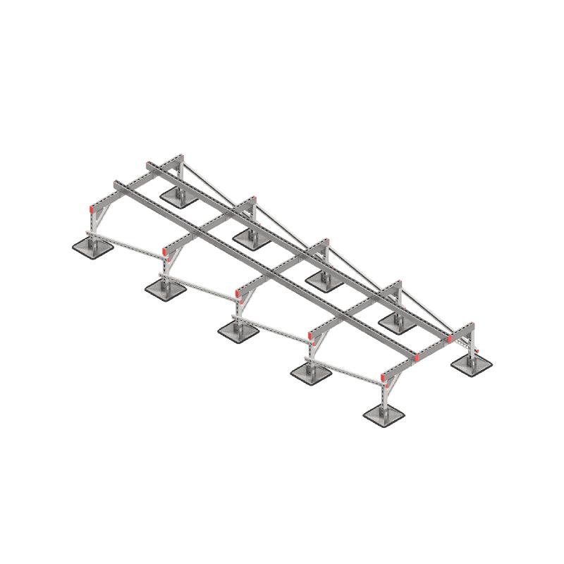 Конструкция опорная для установки оборудования TECHNORAPTOR STEELFOOT 1200х4000 тип 2 КМ TR0117