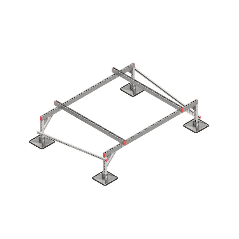 Конструкция опорная для установки оборудования TECHNORAPTOR STEELFOOT 2000х1500 тип 2 КМ TR0139