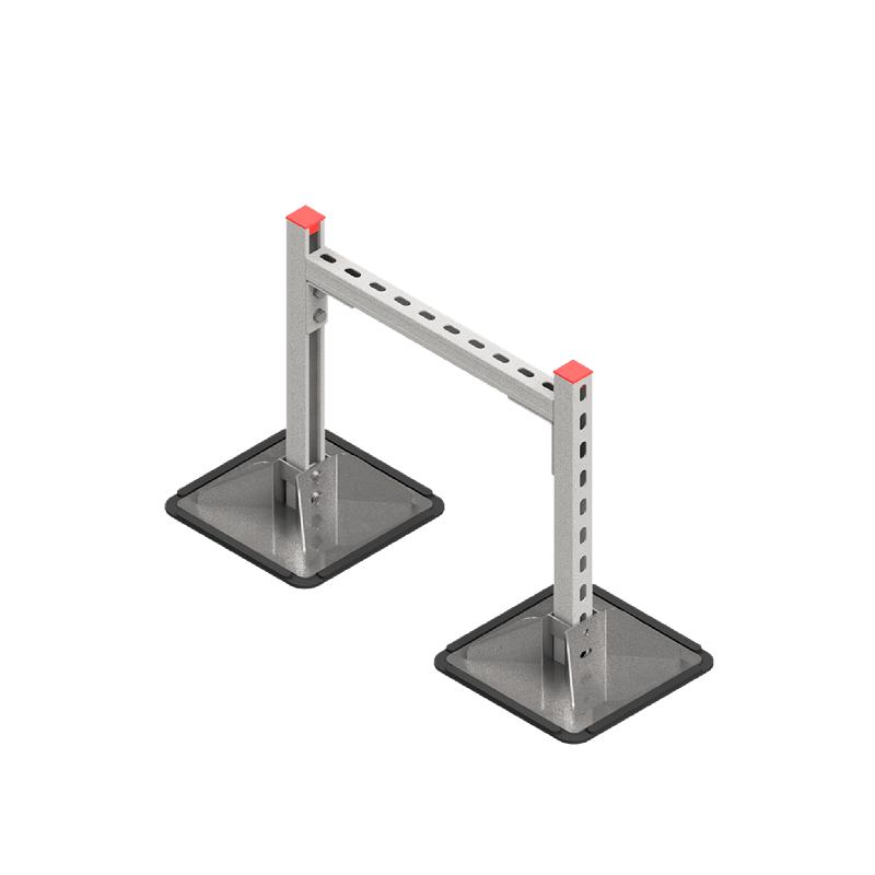 Конструкция опорная для горизонт. прямоугол. воздуховодов и метал. лотков кабеленесущих систем TECHNORAPTOR STEELFOOT 500х500 HD КМ TR0368
