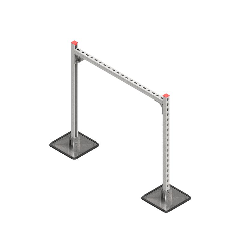 Конструкция опорная для горизонт. прямоугол. воздуховодов и метал. лотков кабеленесущих систем TECHNORAPTOR STEELFOOT 1000х1000 HD КМ TR0372