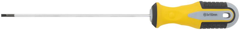 Отвертка "Старт" CrV сталь прорезиненная ручка 3х150мм SL FIT 55182