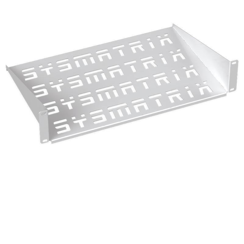 Полка консольная перфорир. 19дюйм 1U Г=300мм RAL 7035 сер. SYSMATRIX SH 3003.700