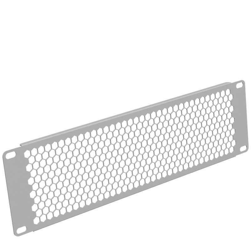 Фальш-панель 3U перфорир. RAL 7035 сер. SYSMATRIX BP 0038.700