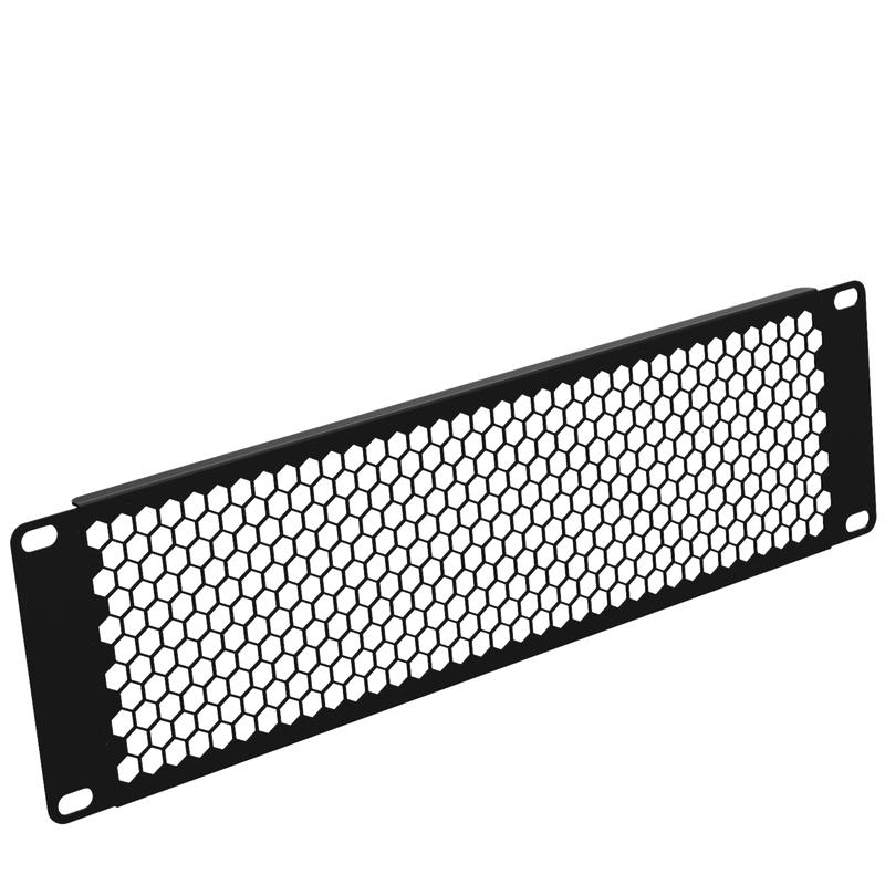 Фальш-панель 3U перфорир. RAL 9004 черн. SYSMATRIX BP 0038.900