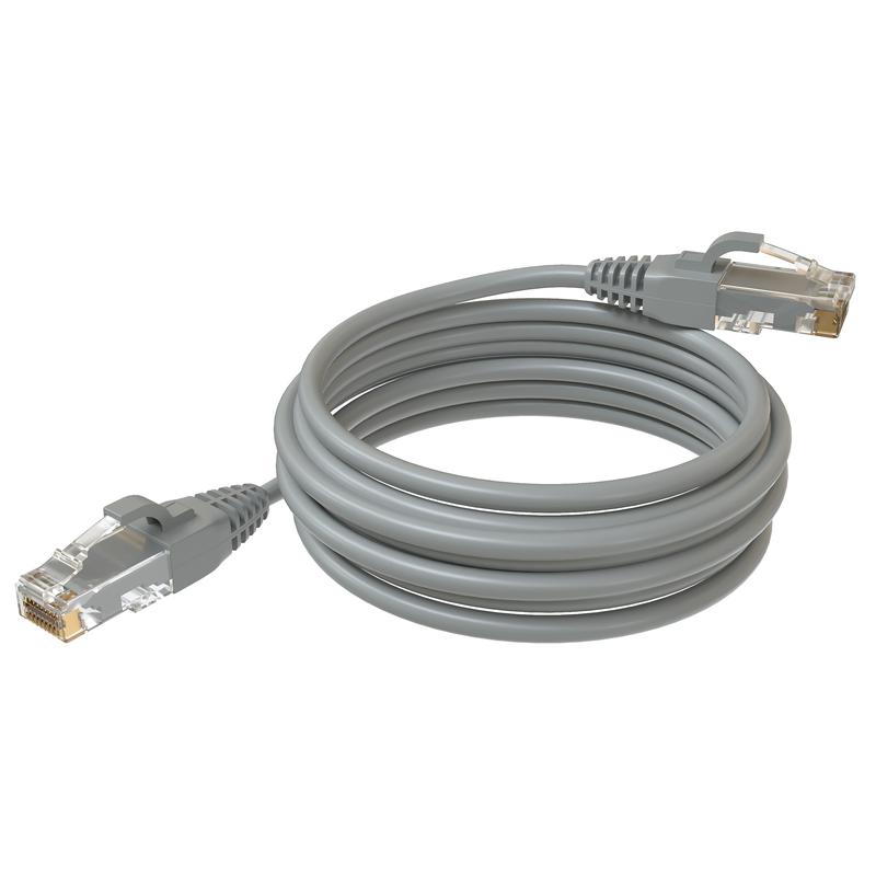 Патч-корд U/UTP кат.5E 2хRJ45 неэкранир. LSZH 5м сер. SYSMATRIX PC 4545.5EU26.5LSZHGY