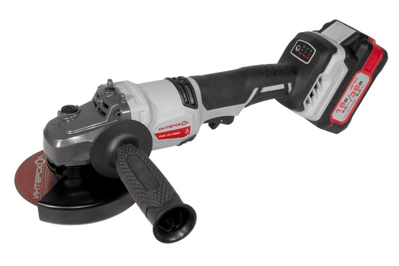 Машина шлифовальная угловая аккумуляторная бесщеточная УШМ-125/36ВМЭ 125мм АПИ 36В без АКБ и ЗУ ИНТЕРСКОЛ 956.0.0.70