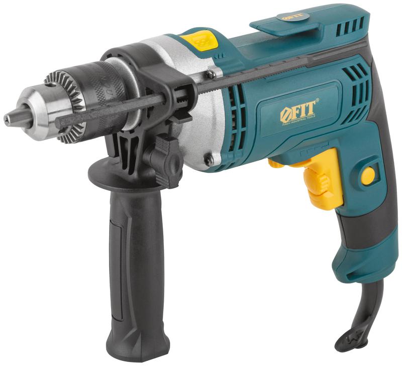 Дрель ударная 750Вт 0-3000об/мин КлП 13мм FIT 80076
