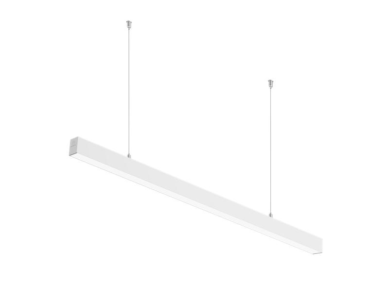 Светильник светодиодный ДПО/ДСО TS 02 S 38 OP 840 L1200 WH 1200х60х60мм 32Вт 4000К IP20 подвесной/накладной линейный со сквоз. провод. в компл. с тросом 3м бел. Русский Свет 11050224295