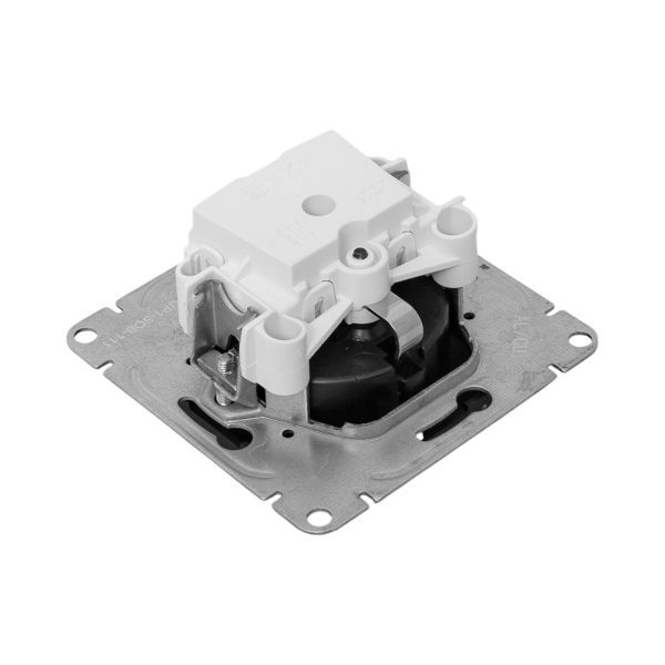 Розетка СП Эпика 16А с заземл. защ. шторки механизм черн. EKF UP1-SOB-111