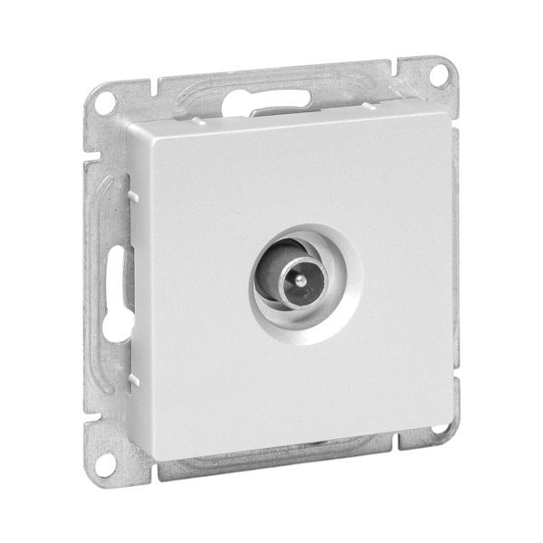 Розетка телевизионная проходная TV СП Эпика механизм алюм. EKF UP1-SOA-TV-2