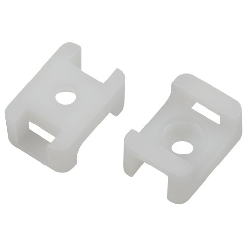 Площадка под хомуты 22х16мм с монтажным отверст. М4 NO-225-313 бел. (уп.10шт) Эра Б0066687