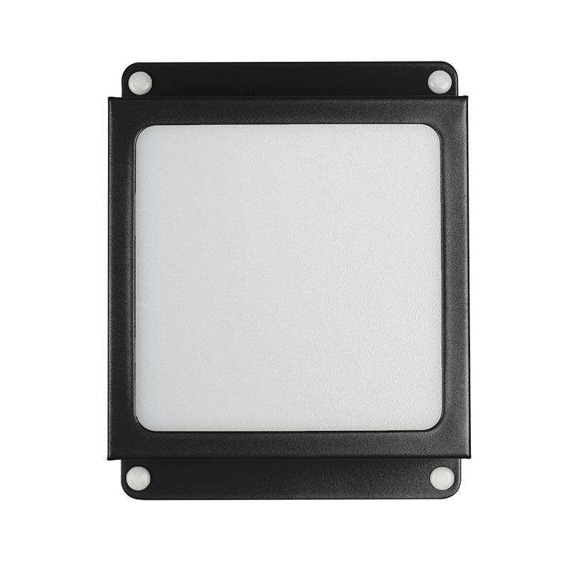 Светильник светодиодный PPL 089/G OPAL 9Вт 4000К IP40 89х89х40мм BLACK ДВО/ДПО домино в потолок Грильято Pro JazzWay 5065260