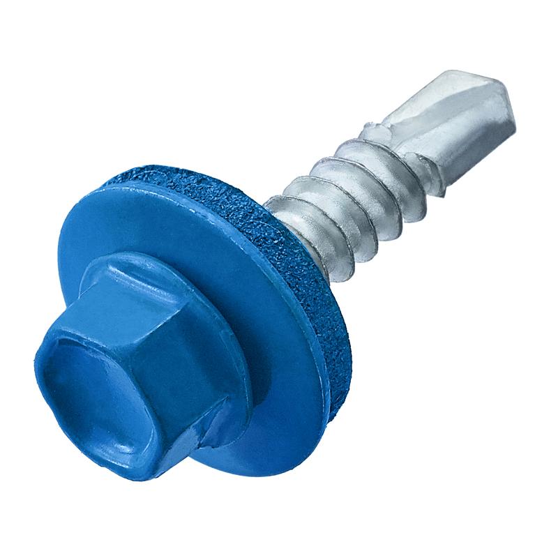 Саморез кровельный 4.8х51 RAL 5005 сигнальный син. (ведро) (уп.200шт) СТРОЙМЕТИЗ 2110056