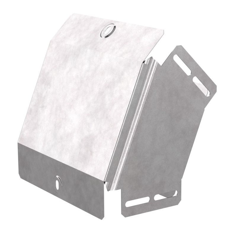 Угол вертикальный внешн. 45град. 200х100 0.7мм с крышкой Стандарт Промрукав PR16.0454