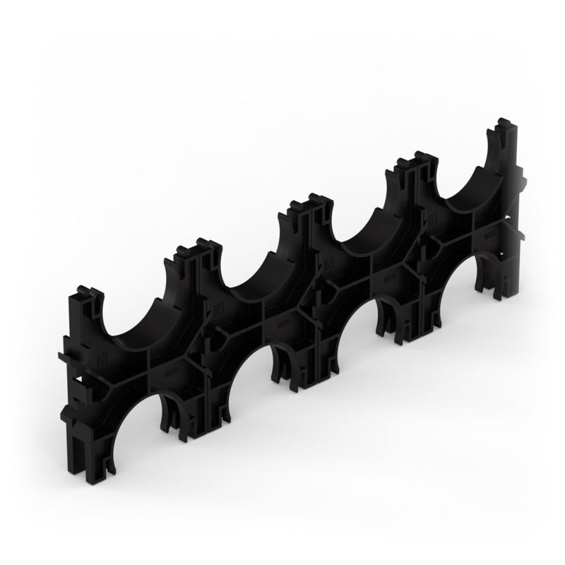 Кластер четверной двухсторон. для двустен. труб d50мм Промрукав PR13.02587