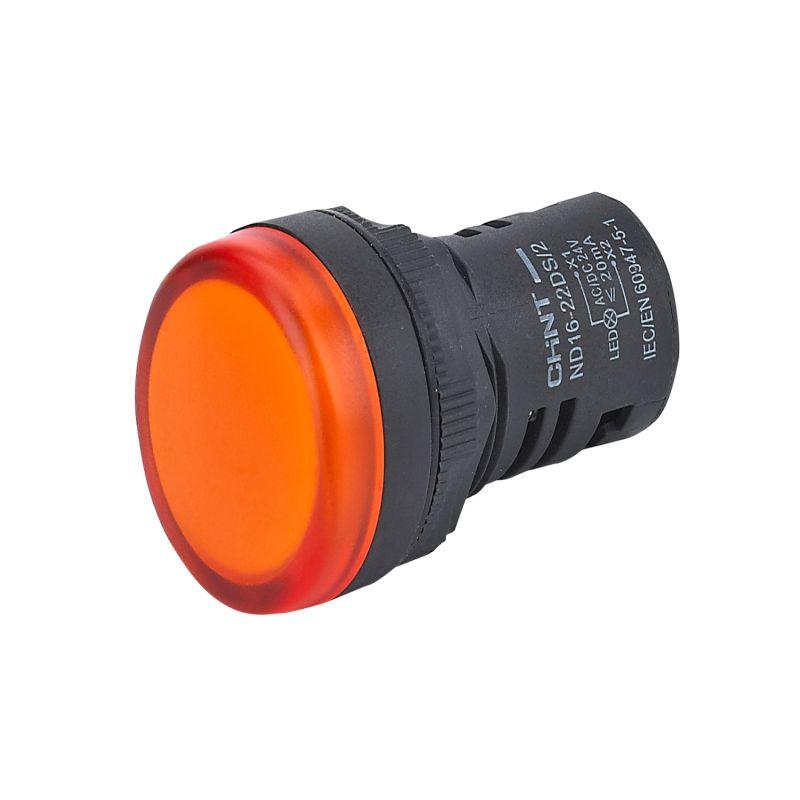 Индикатор помехозащищенный ND16-22D/4K2 AC 230В встроен. конденсатор (R) оранж. CHINT 268698