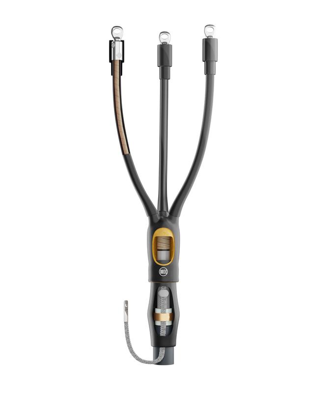 Муфта кабельная концевая универс. 1кВ HT1P-01/3x70-120L12 (3КВНтп-1-70-120) бумажн. изоляция; с болтов. наконечн.; ППД НИЛЕД 16001411