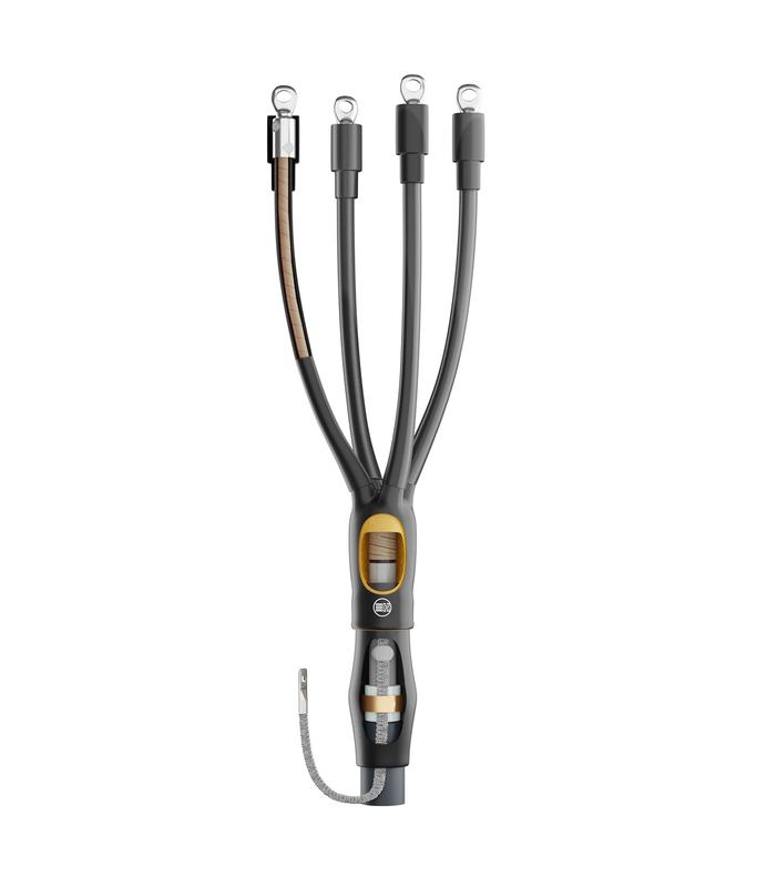 Муфта кабельная концевая универс. 1кВ HT1P-01/4x25-50L10S (4КВНтп-1-25-50) бумажн. изоляция; с болтов. наконечн.; пайка НИЛЕД 16001221