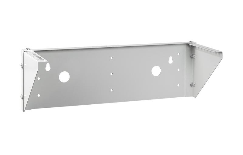 Кронштейн настенный вертикал. NC-3U-V 19дюйм 3U сер. Cabeus 12024c