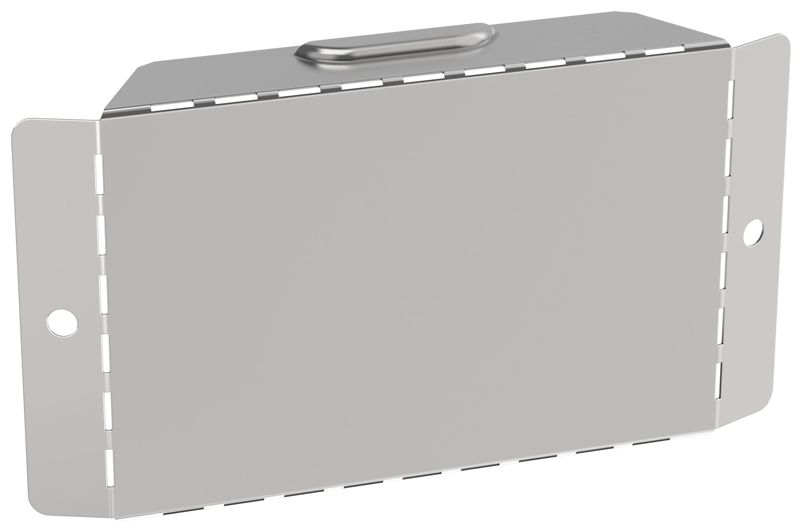 Крышка для угла вертикал. внешн. 45град. 80х100 0.6мм ESCA 3 IEK ES3-PVD-45-080-100-06