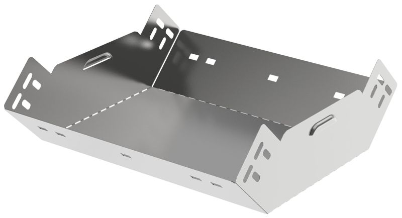 Угол вертикальный внутр. 90град. 80х300 0.6мм ESCA 3 IEK ES3-PN-90-080-300-06