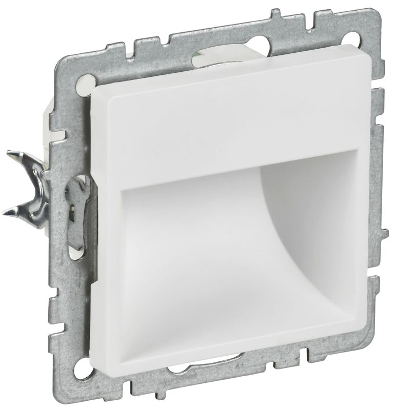 Подсветка светодиодная BRITE ПЛ20-БрАБ встраив. механизм арктич. бел. IEK BR-FL20-K91