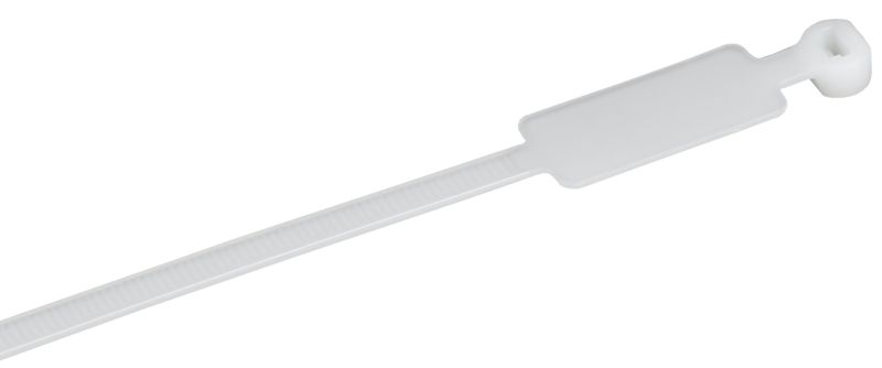 Хомут 4.8х300мм P6.6 маркерный бел. (уп.100шт) IEK UHH14-D048-300-100-K01