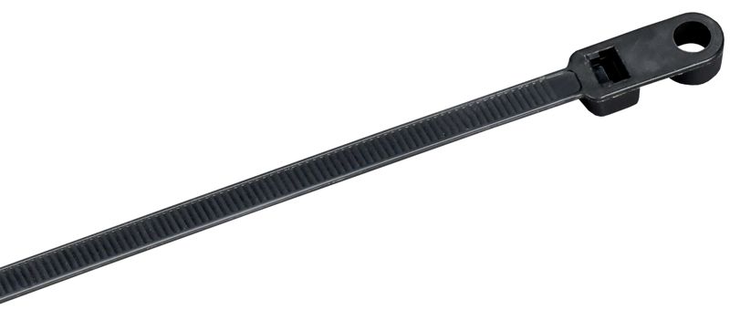 Хомут 4.8х300мм P6.6 с винтовым креплением черн. (уп.100шт) IEK UHH12-D048-300-100-K02