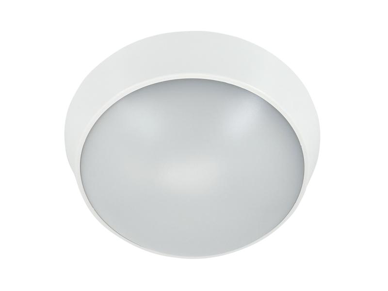 Светильник светодиодный WP 15 C 12W OP 840 D220 WH 220х80мм 12Вт 4000К IP65 ЖКХ круглый пылевлагозащ. бел. Русский Свет 15071523452