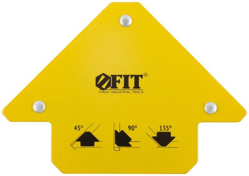 Угольник для сварки магнитный тип "стрелка" усилие до 11кг FIT 81801