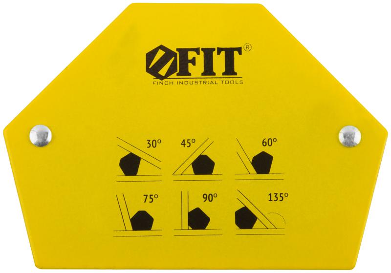 Угольник для сварки магнитный тип "шестигранник" усилие до 11кг FIT 81805