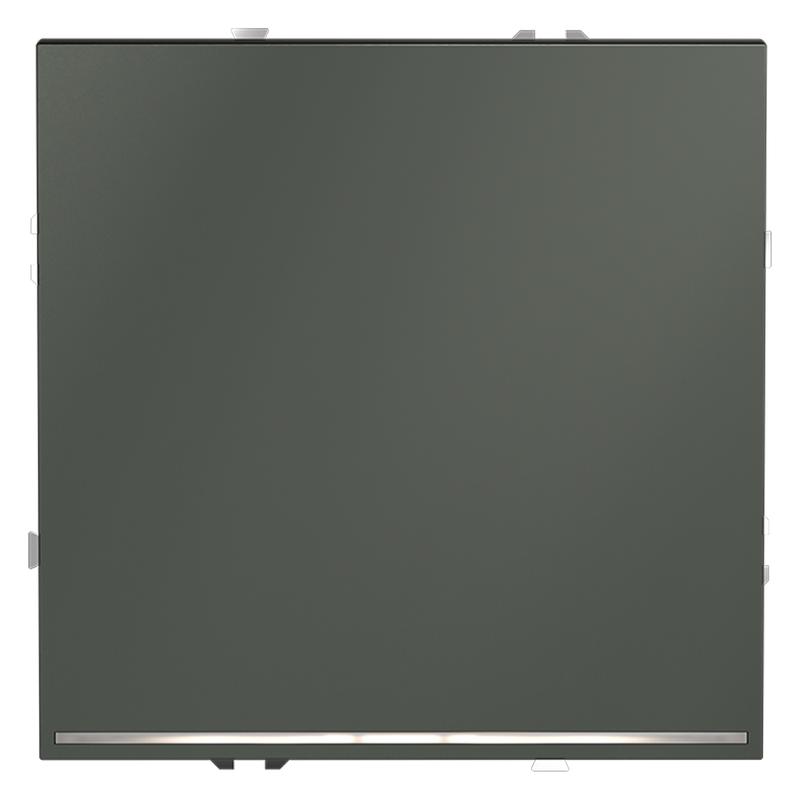 Выключатель 1-кл СП S70 10А с подсветкой механизм титан Voltum VLS010206