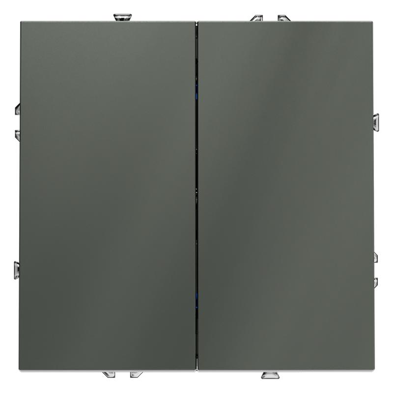 Выключатель 2-кл. СП S70 10А механизм титан Voltum VLS020106