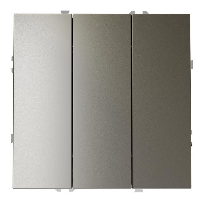 Выключатель 3-кл. СП S70 10А механизм шелк Voltum VLS030104