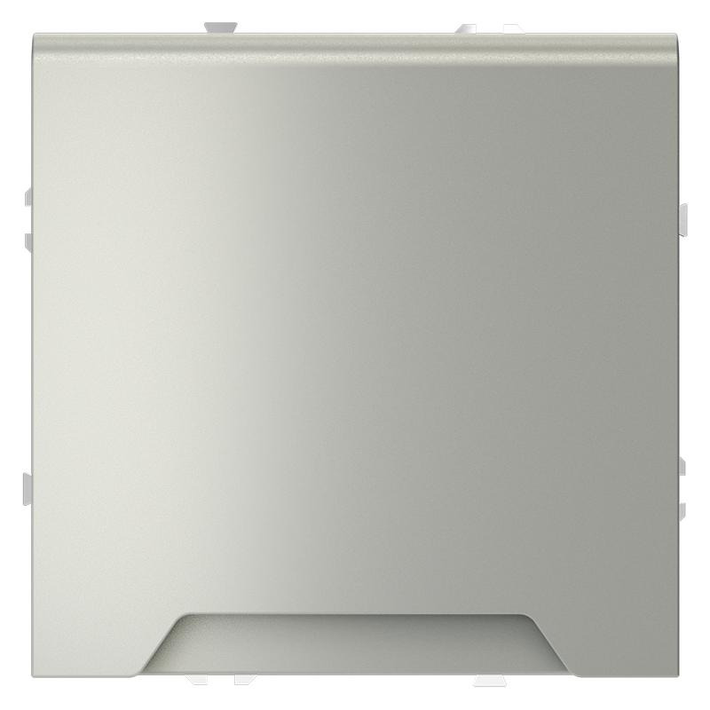 Розетка 1-м СП S70 16А с заземл. защ. шторки + крышка механизм сталь Voltum VLS040305