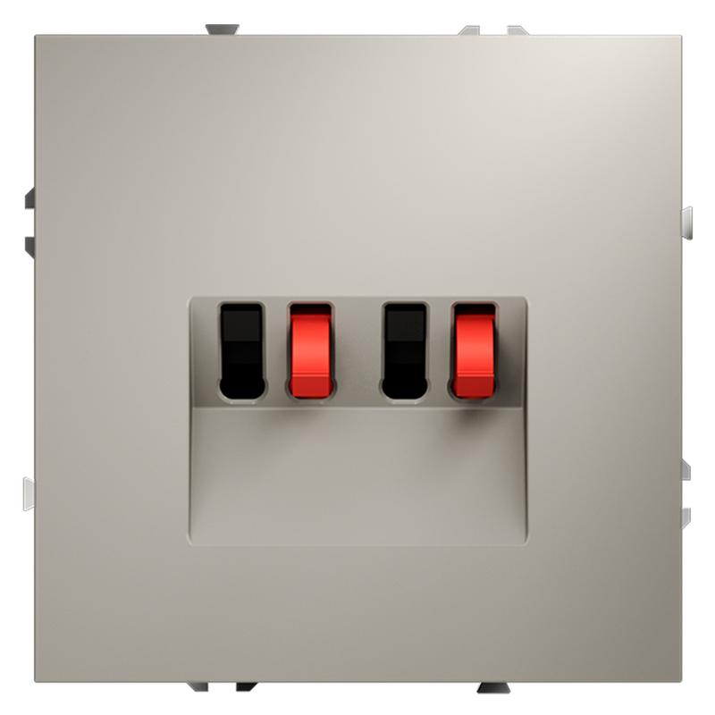 Розетка акустическая 4-м СП S70 механизм кашемир Voltum VLS060303