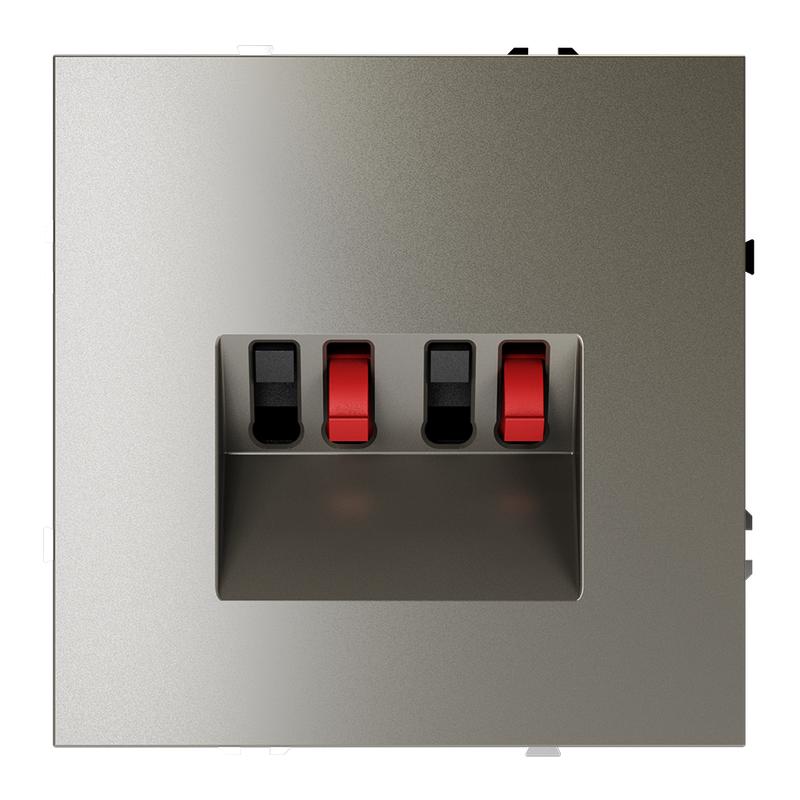 Розетка акустическая 4-м СП S70 механизм шелк Voltum VLS060304