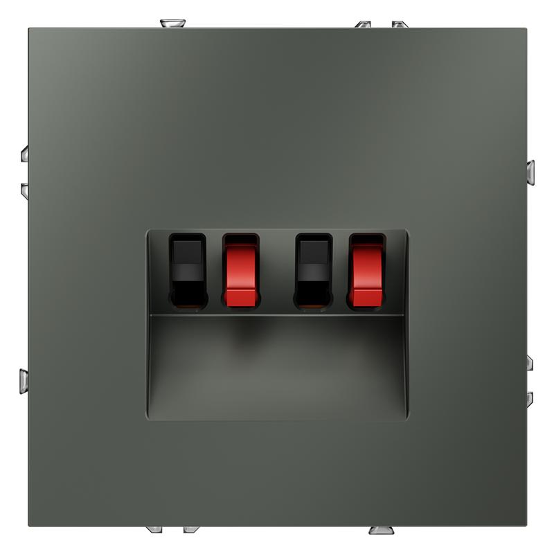 Розетка акустическая 4-м СП S70 механизм титан Voltum VLS060306