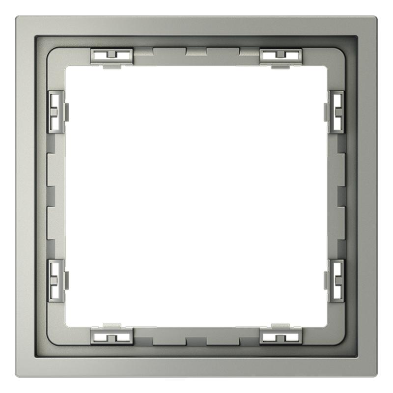 Рамка 1-м S70 пластик. сталь Voltum VLS100105