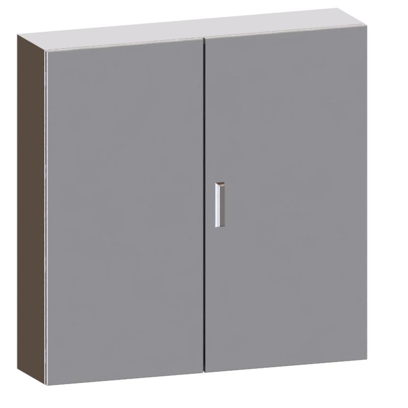 Корпус двухдверный 1200х1200х300мм IP66 УХЛ1 с фланцем нерж. сталь AISI 304 OBO 6841131