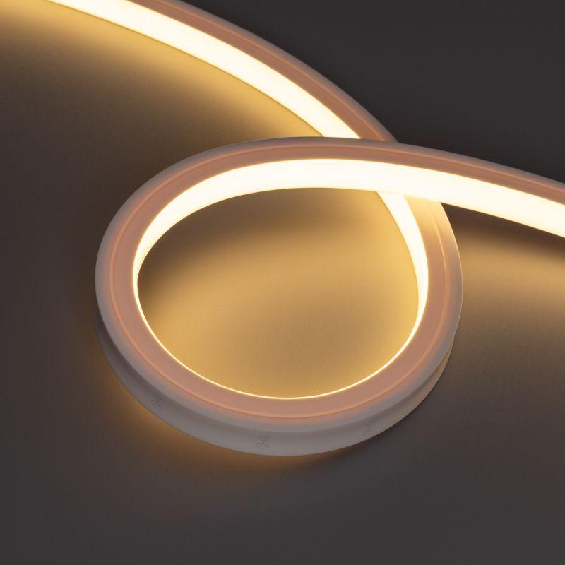 Лента светодиодная NOVA-TOP-PU-A120-16x15mm 24В Warm 3000К 10Вт/м IP68 wire x1 герметичная полиуретан (уп.3м) Arlight 050608