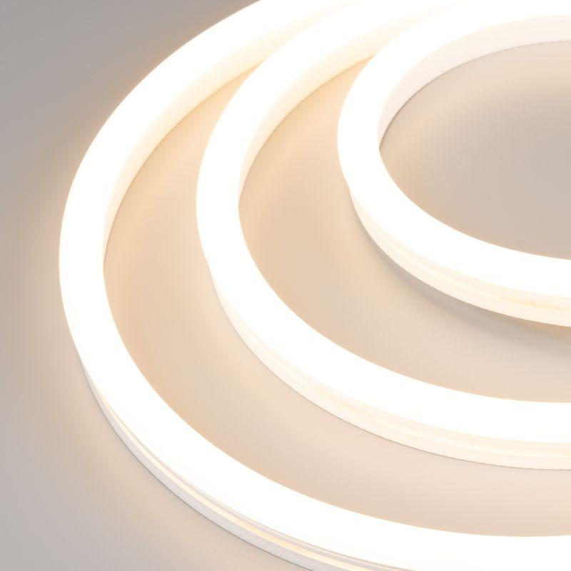 Лента светодиодная WAVE-SIDE-A120-12x25mm 230В Warm 3000К 12Вт/м IP67 wire x2 грибовидная форма герметичная (уп.50м) Arlight 051933