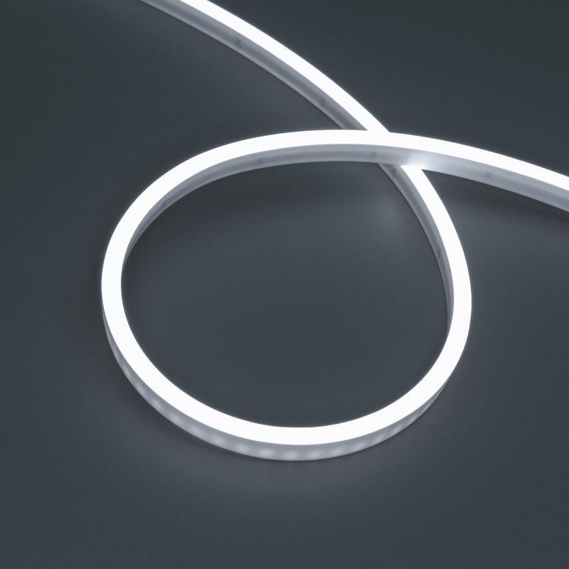 Лента светодиодная WAVE-SIDE-PU-A120-06x12mm 24В White 5700К 8Вт/м IP68 wire x2 вывод боков. герметичная (уп.5м) Arlight 052422