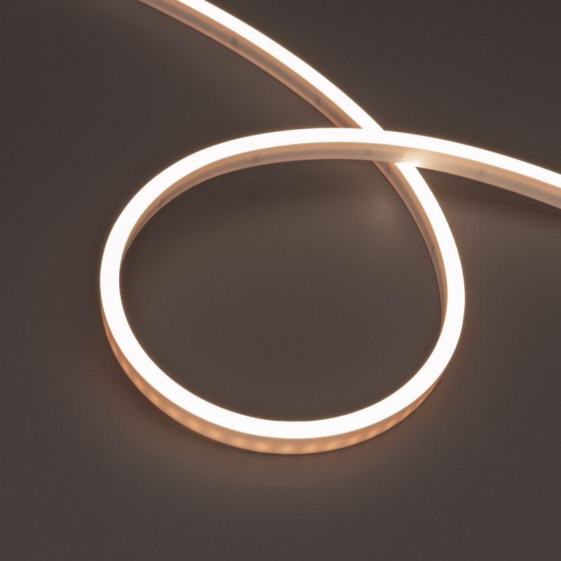 Лента светодиодная WAVE-SIDE-PU-A120-06x12mm 24В Day 4000К 8Вт/м IP68 wire x1 вывод боков. герметичная (уп.3м) Arlight 052584