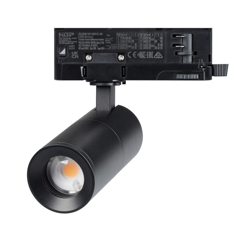 Светильник LGD-ARTEMIS-TRACK-4TR-R55-12W Warm3000 BK 8-80 deg 230В DALI 12Вт 3000К IP20 метал. Arlight 057690