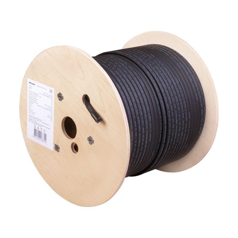 Кабель греющий (нагрев.) саморег. SRL30-2CR экранир. 30Вт/м 1.3мм2/65м (бухта 200м) (м) PRO Rexant 51-0228