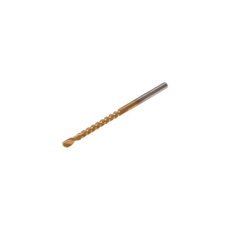 Сверло-фреза по металлу 3мм цилиндрический хвостовик HSS ТИТАН (уп.1шт) Kranz KR-91-0580
